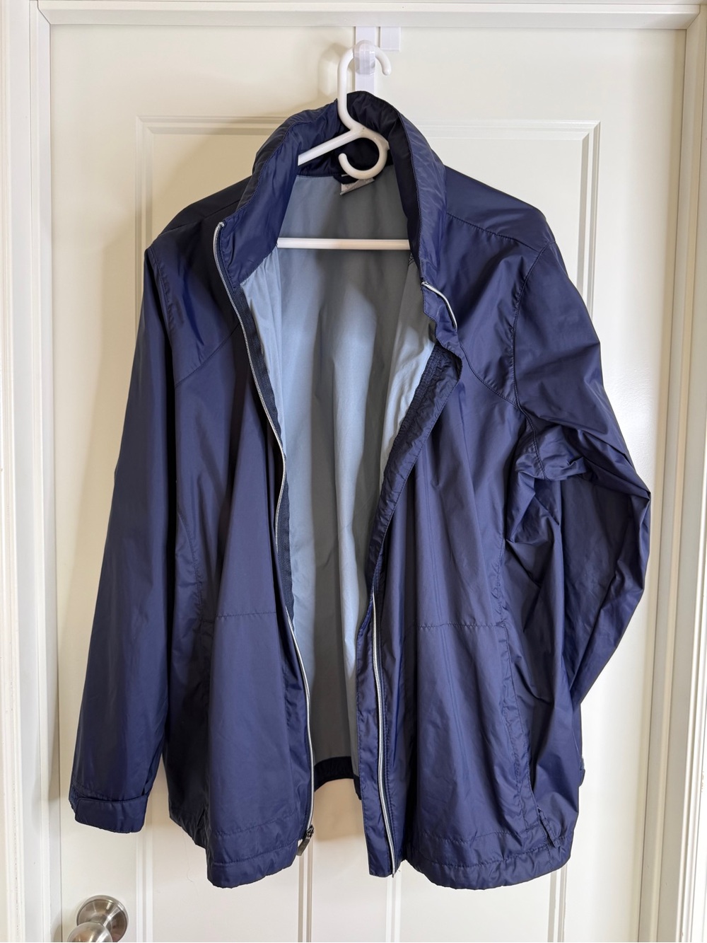 Women’s Columbia Navy Lightweight Windbreaker Jacket, 3X
